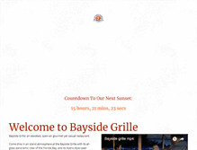 Tablet Screenshot of keylargo-baysidegrill.com